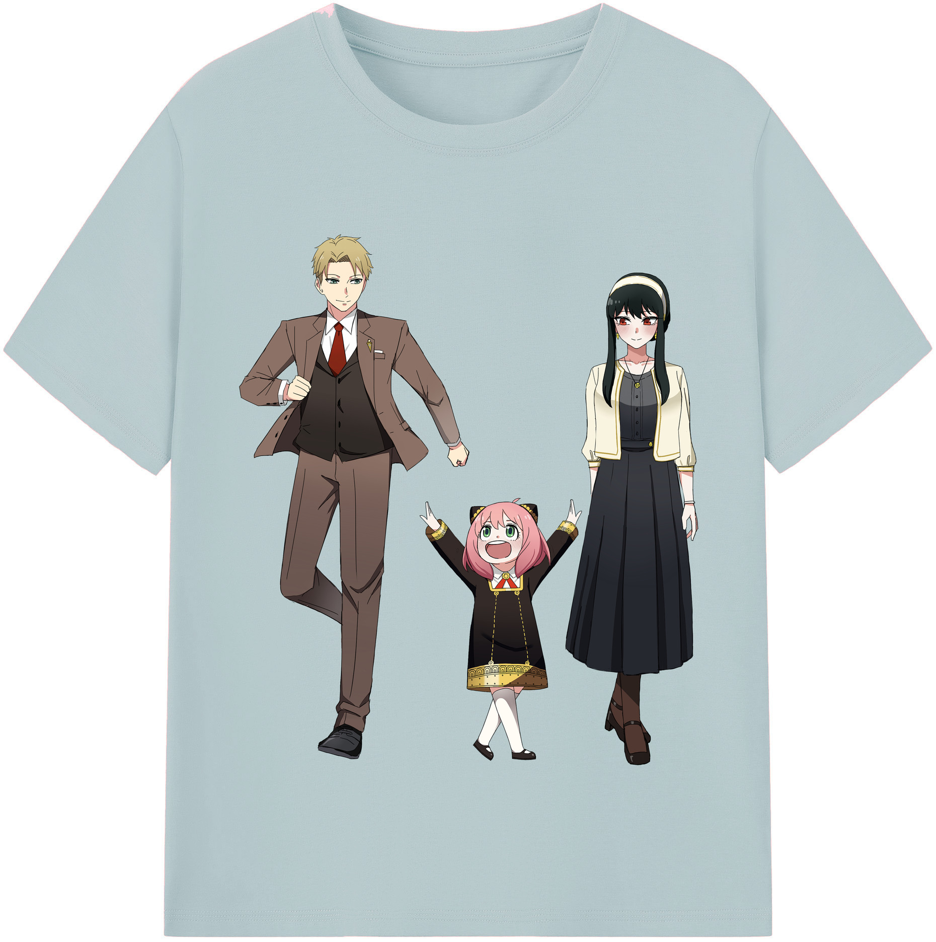 （画像用） SPY×FAMILY间谍家家酒 綿100％半袖Tシャツ（フロントプリント）
